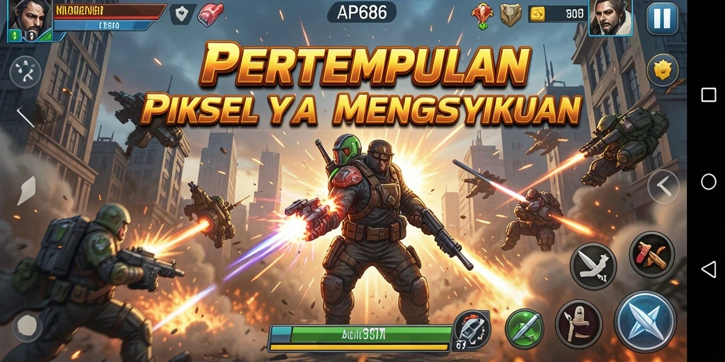 Gameplay AP686 dengan grafis menawan dan aksi intens.