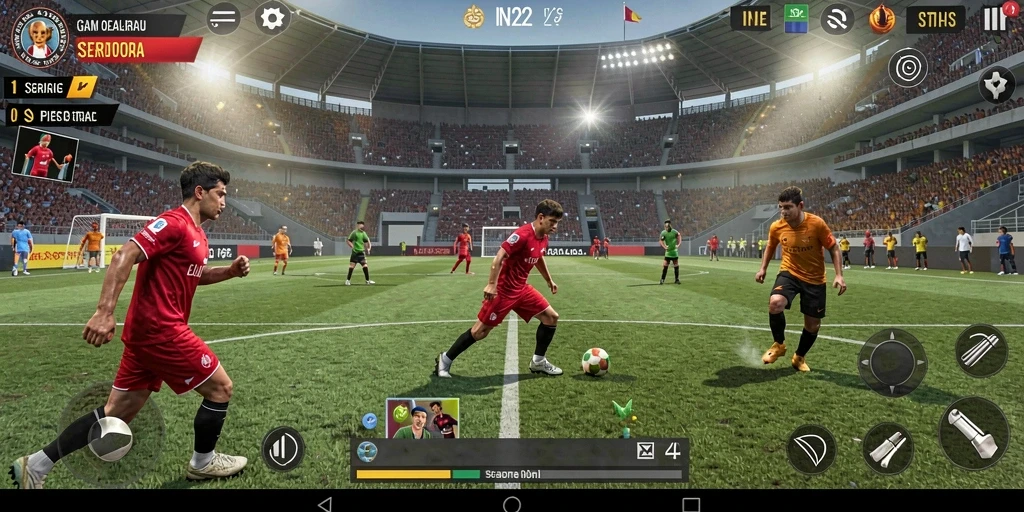 Tampilan gameplay IN22 yang penuh aksi dan seru.