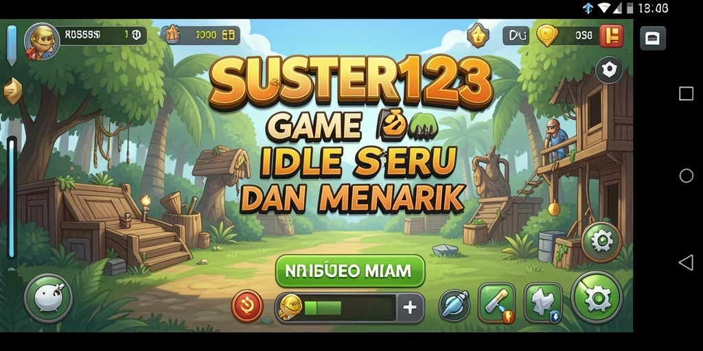 Screenshot gameplay SUSTER123 menampilkan karakter yang beraksi dalam misi Idle.